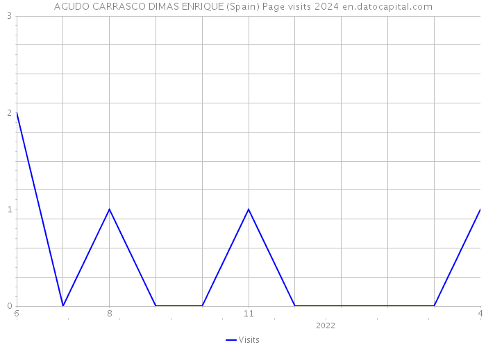 AGUDO CARRASCO DIMAS ENRIQUE (Spain) Page visits 2024 