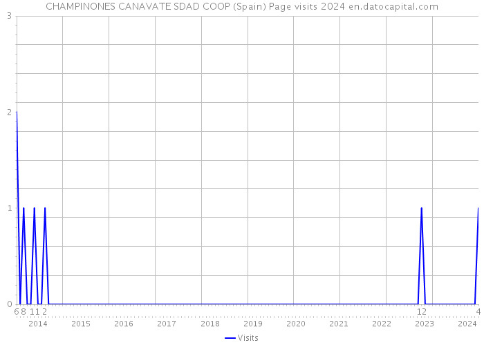 CHAMPINONES CANAVATE SDAD COOP (Spain) Page visits 2024 