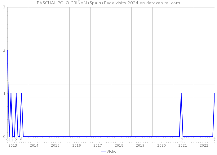 PASCUAL POLO GRIÑAN (Spain) Page visits 2024 