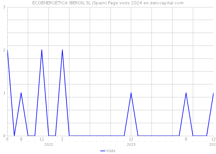 ECOENERGETICA IBEROIL SL (Spain) Page visits 2024 