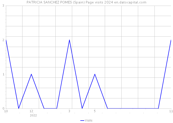 PATRICIA SANCHEZ POMES (Spain) Page visits 2024 