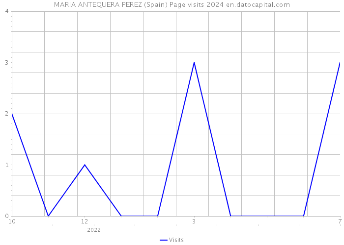 MARIA ANTEQUERA PEREZ (Spain) Page visits 2024 