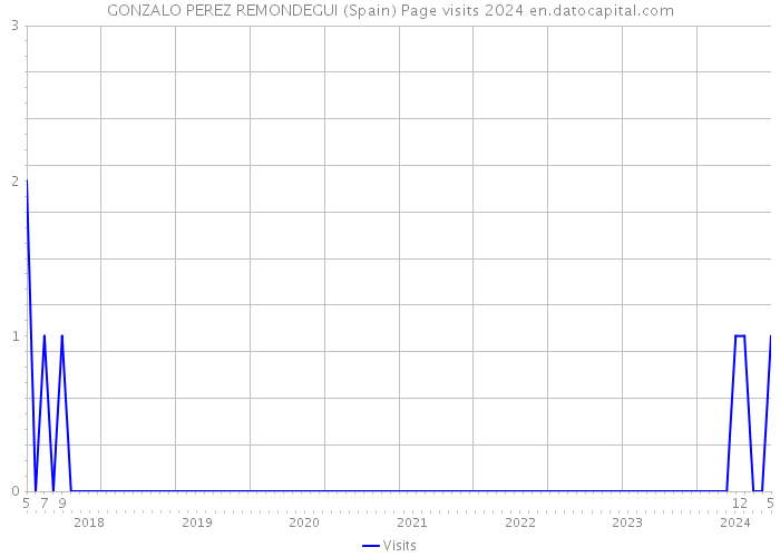 GONZALO PEREZ REMONDEGUI (Spain) Page visits 2024 