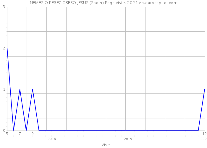 NEMESIO PEREZ OBESO JESUS (Spain) Page visits 2024 