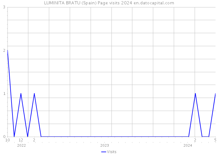 LUMINITA BRATU (Spain) Page visits 2024 