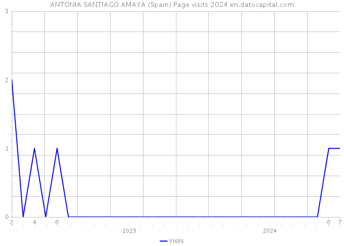 ANTONIA SANTIAGO AMAYA (Spain) Page visits 2024 