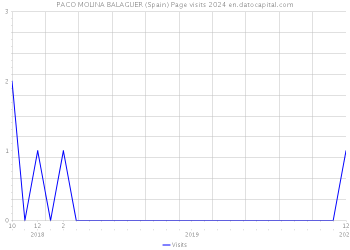 PACO MOLINA BALAGUER (Spain) Page visits 2024 