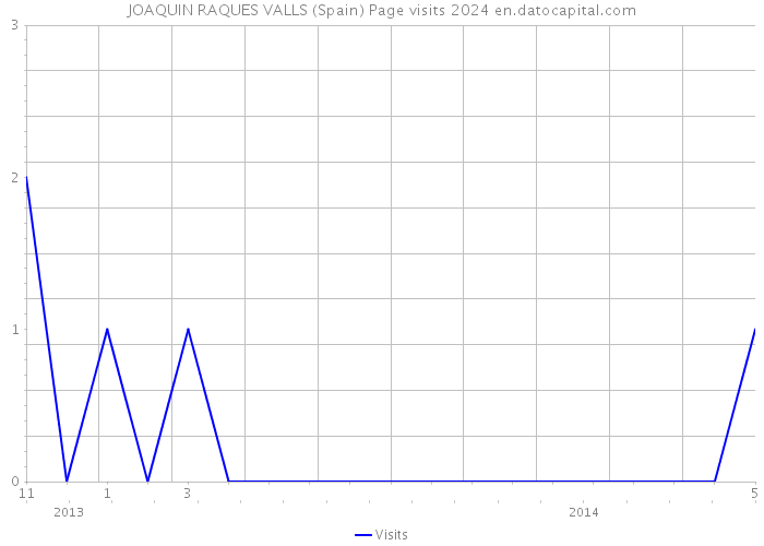 JOAQUIN RAQUES VALLS (Spain) Page visits 2024 