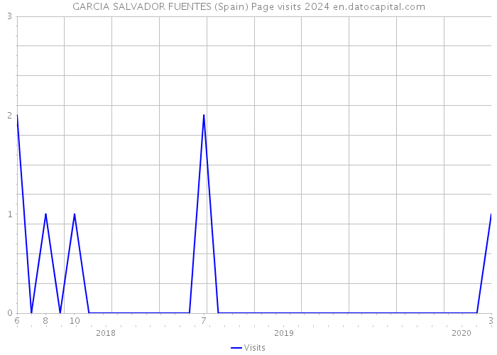 GARCIA SALVADOR FUENTES (Spain) Page visits 2024 