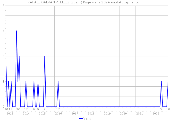 RAFAEL GALVAN PUELLES (Spain) Page visits 2024 