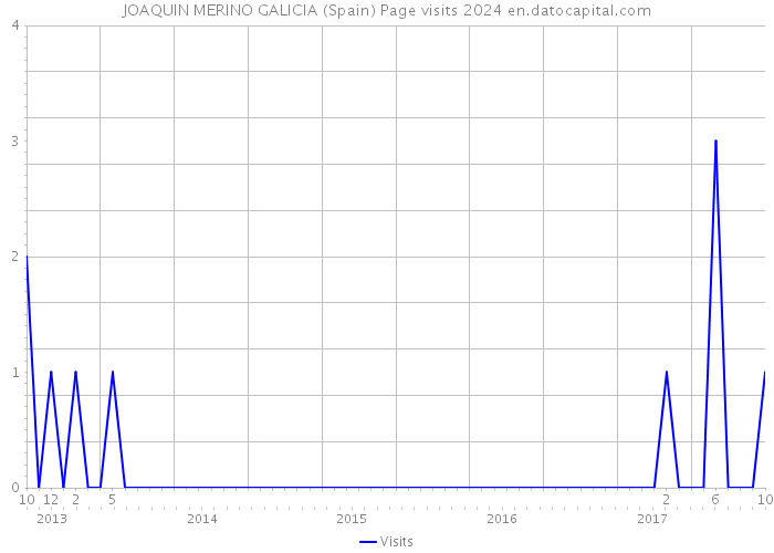JOAQUIN MERINO GALICIA (Spain) Page visits 2024 