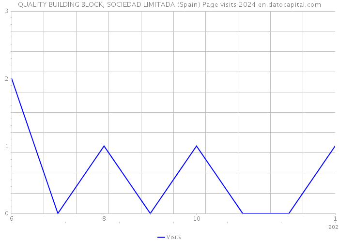 QUALITY BUILDING BLOCK, SOCIEDAD LIMITADA (Spain) Page visits 2024 