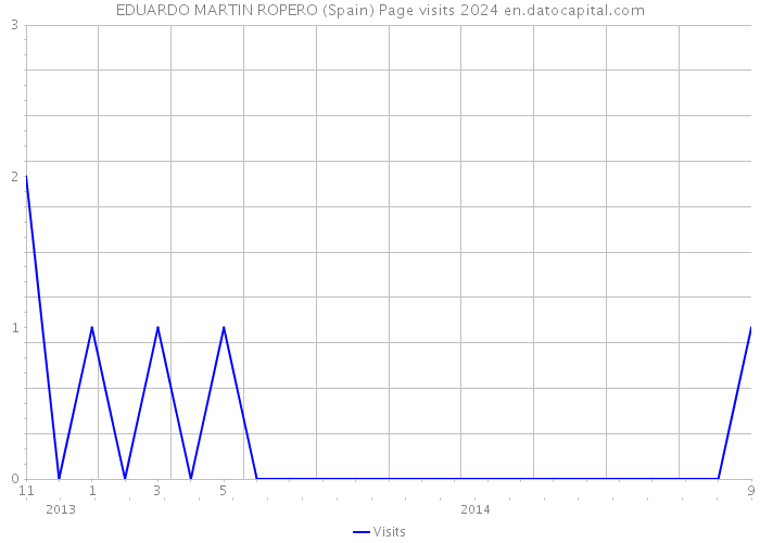 EDUARDO MARTIN ROPERO (Spain) Page visits 2024 