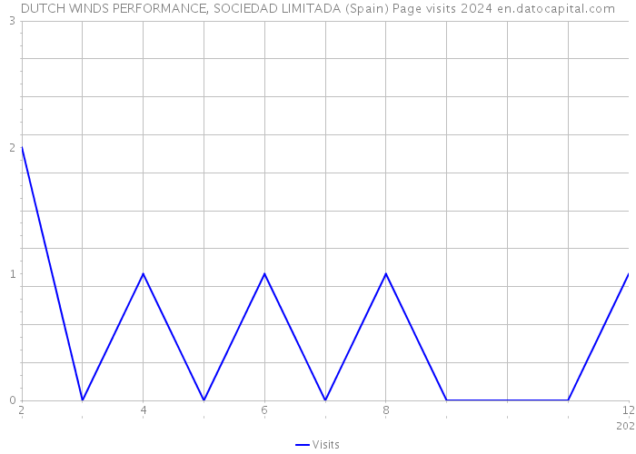 DUTCH WINDS PERFORMANCE, SOCIEDAD LIMITADA (Spain) Page visits 2024 