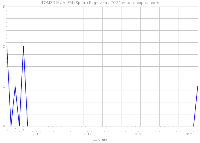 TOMER MUALEM (Spain) Page visits 2024 