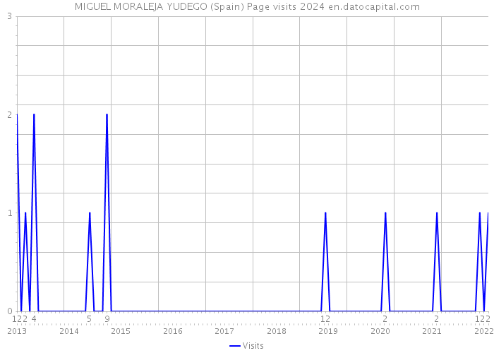 MIGUEL MORALEJA YUDEGO (Spain) Page visits 2024 