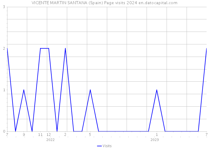 VICENTE MARTIN SANTANA (Spain) Page visits 2024 