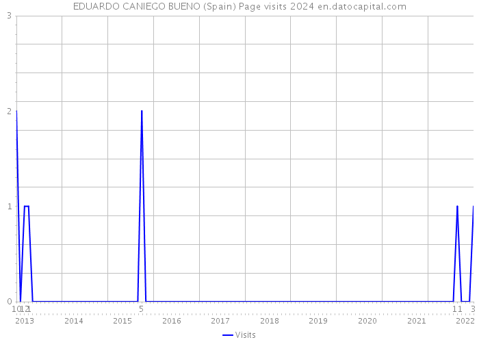 EDUARDO CANIEGO BUENO (Spain) Page visits 2024 