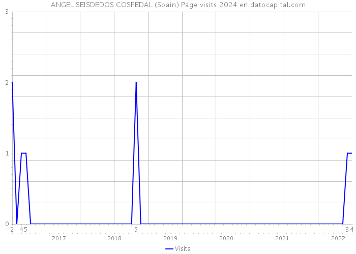 ANGEL SEISDEDOS COSPEDAL (Spain) Page visits 2024 