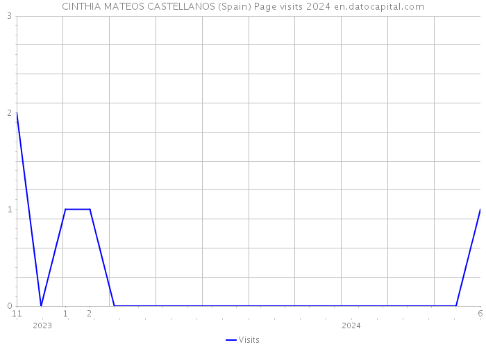 CINTHIA MATEOS CASTELLANOS (Spain) Page visits 2024 