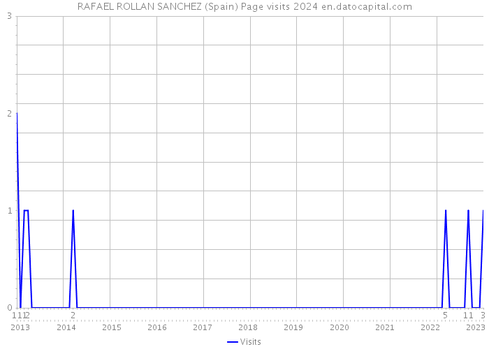 RAFAEL ROLLAN SANCHEZ (Spain) Page visits 2024 