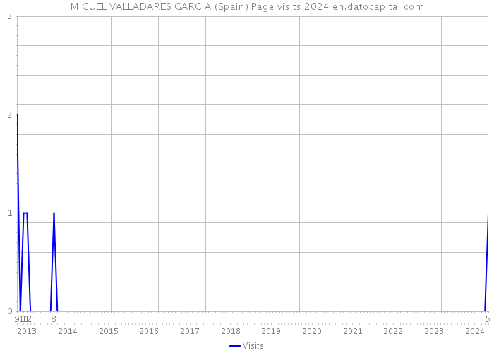 MIGUEL VALLADARES GARCIA (Spain) Page visits 2024 