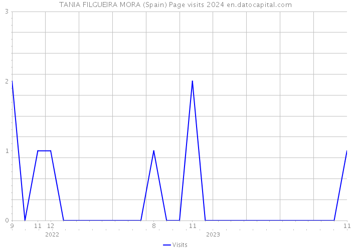 TANIA FILGUEIRA MORA (Spain) Page visits 2024 