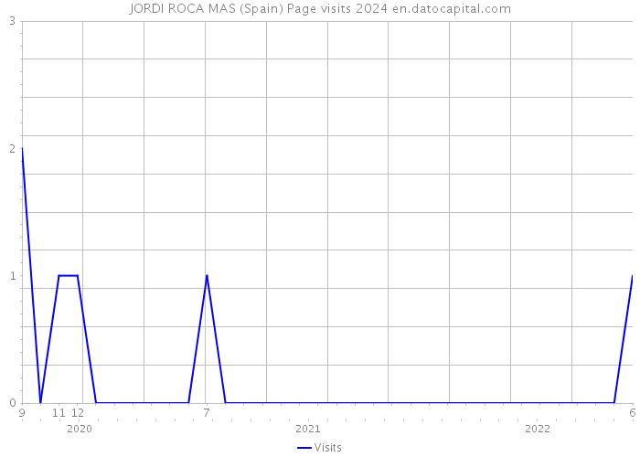 JORDI ROCA MAS (Spain) Page visits 2024 