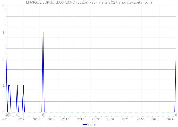 ENRIQUE BURGUILLOS CANO (Spain) Page visits 2024 