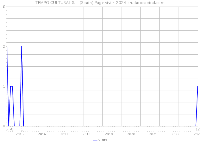 TEMPO CULTURAL S.L. (Spain) Page visits 2024 