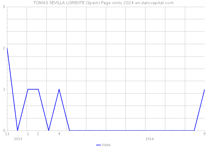 TOMAS SEVILLA LORENTE (Spain) Page visits 2024 