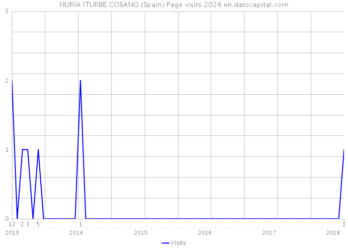 NURIA ITURBE COSANO (Spain) Page visits 2024 