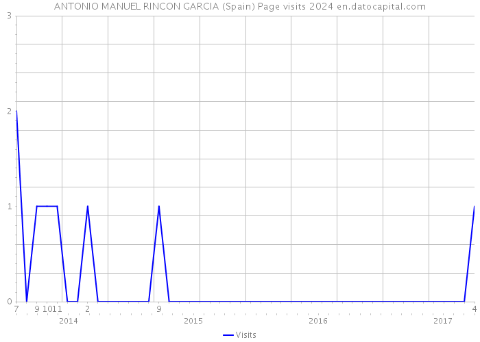 ANTONIO MANUEL RINCON GARCIA (Spain) Page visits 2024 