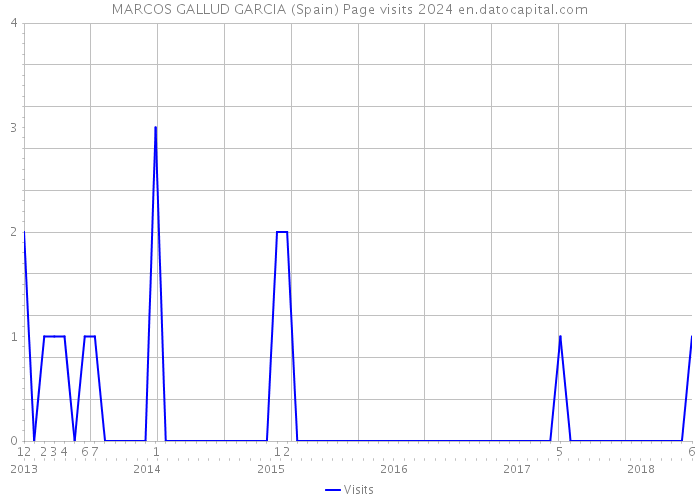 MARCOS GALLUD GARCIA (Spain) Page visits 2024 