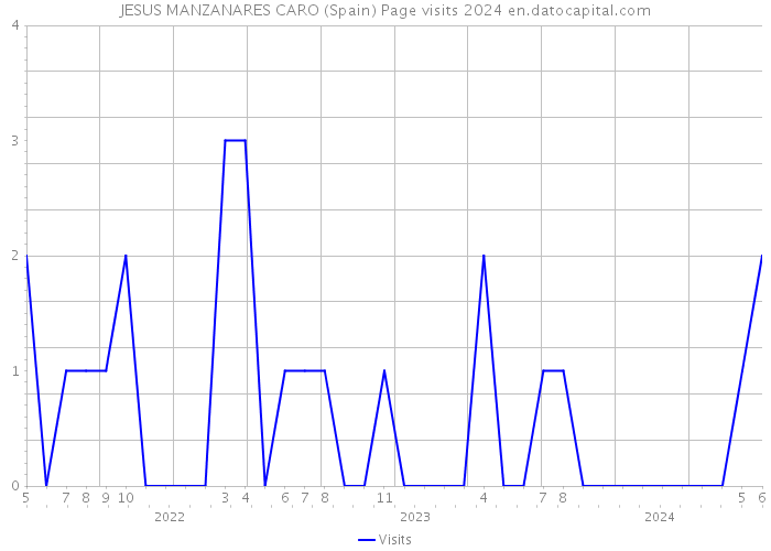 JESUS MANZANARES CARO (Spain) Page visits 2024 