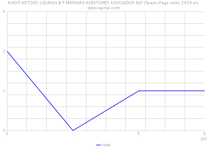 AUDIT.ART265: J DURAN & P MARINAS AUDITORES ASOCIADOS SLP (Spain) Page visits 2024 