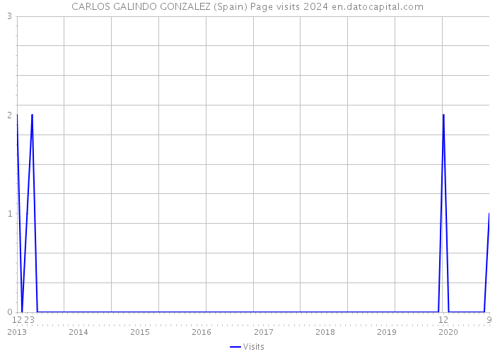 CARLOS GALINDO GONZALEZ (Spain) Page visits 2024 
