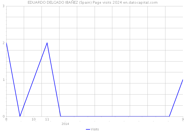 EDUARDO DELGADO IBAÑEZ (Spain) Page visits 2024 