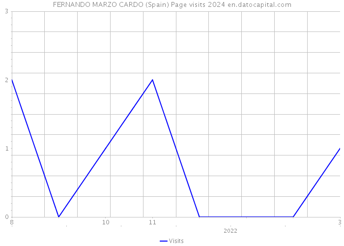 FERNANDO MARZO CARDO (Spain) Page visits 2024 