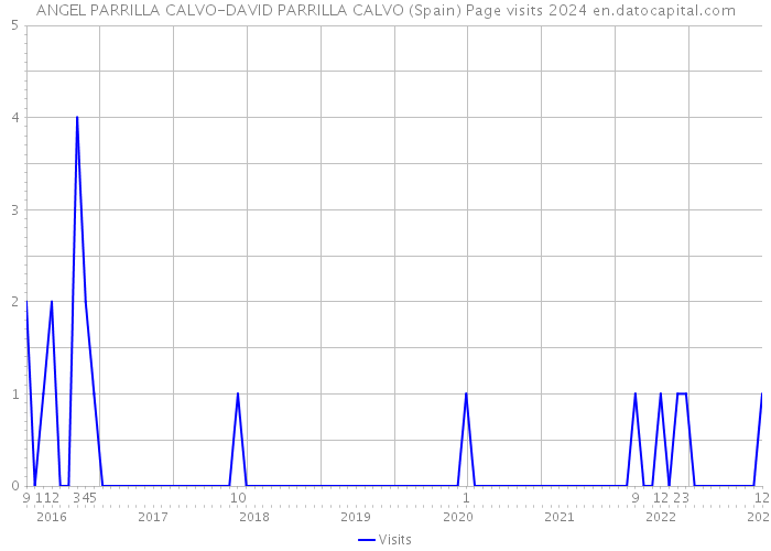 ANGEL PARRILLA CALVO-DAVID PARRILLA CALVO (Spain) Page visits 2024 