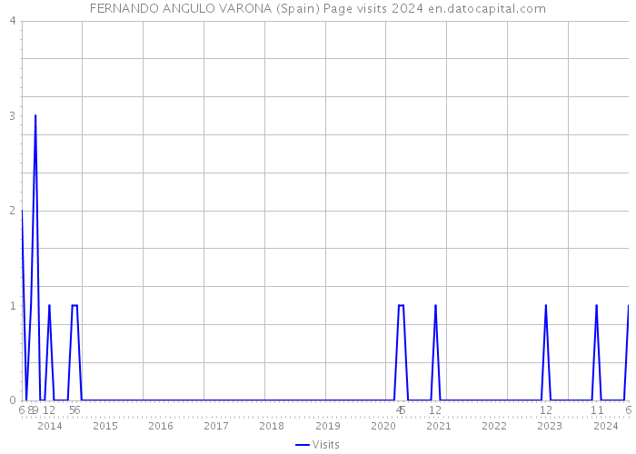 FERNANDO ANGULO VARONA (Spain) Page visits 2024 