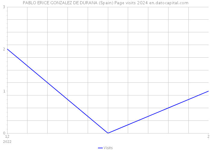 PABLO ERICE GONZALEZ DE DURANA (Spain) Page visits 2024 