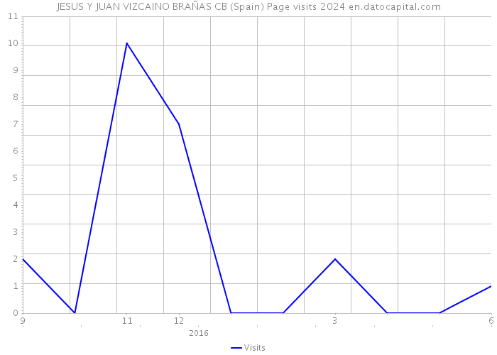JESUS Y JUAN VIZCAINO BRAÑAS CB (Spain) Page visits 2024 