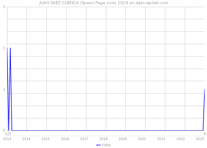 JUAN SAEZ CUENCA (Spain) Page visits 2024 