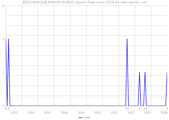 JESUS ENRIQUE MORON MUÑOZ (Spain) Page visits 2024 