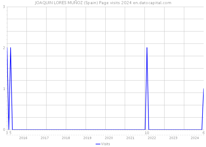 JOAQUIN LORES MUÑOZ (Spain) Page visits 2024 