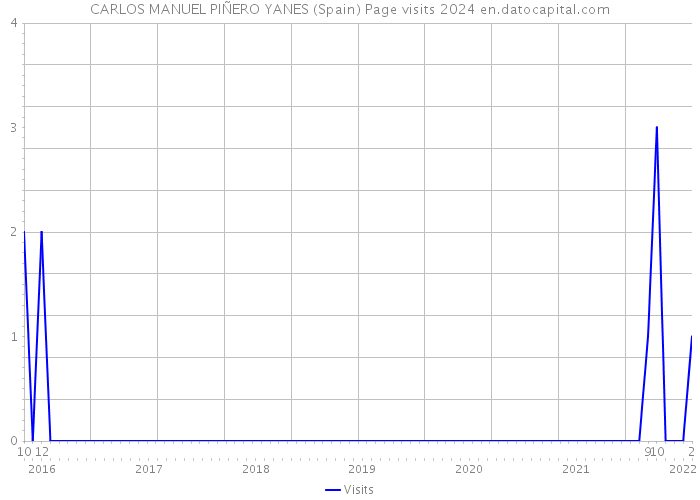 CARLOS MANUEL PIÑERO YANES (Spain) Page visits 2024 