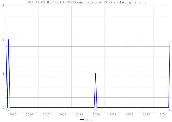 DIEGO CASTILLO GUIJARRO (Spain) Page visits 2024 