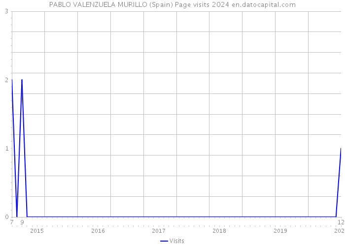 PABLO VALENZUELA MURILLO (Spain) Page visits 2024 