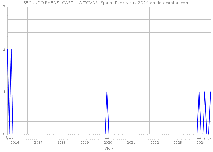 SEGUNDO RAFAEL CASTILLO TOVAR (Spain) Page visits 2024 